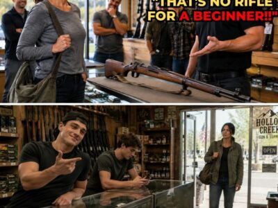 They Mocked the Woman at the Gun Shop—Then Two Men in Suits Walked In