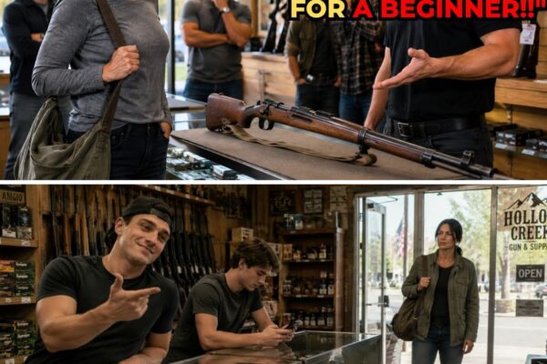 They Mocked the Woman at the Gun Shop—Then Two Men in Suits Walked In