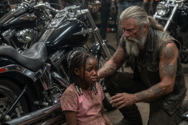 “I Can’t Close My Legs,” the Injured Little Girl Cried as Everyone in the Small Town Looked Away—But Six Bikers Refused to Ignore Her Pain, Rushed Her to Safety, and Began Asking the Questions Powerful People Had Worked Hard to Silence; What They Uncovered Was Not a Simple Accident, but a carefully hidden chain of cruelty, intimidation, and corruption involving some of the town’s most respected figures—and when the bikers finally revealed the evidence in front of the entire community, every whisper stopped, every guilty face turned pale, and the truth shattered the town forever