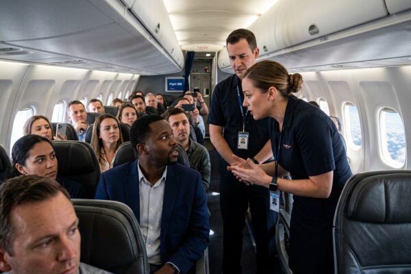 At 32,000 Feet on Flight 309, They Escalated a ‘Routine Check’ on One Black Passenger—That Decision Turned Into a Billion-Dollar Fallout