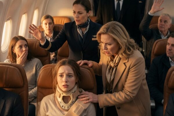 Entitled Passenger Tore Off a Quadriplegic Woman’s Neck Brace on Flight 612—Unaware of Her Father’s Power
