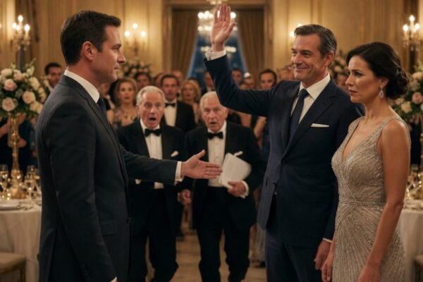 Unaware That I Had Acquired the Company — My Wife’s Partner Struck Me at the Welcome Reception