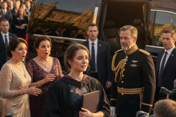 They Ridiculed Her for Arriving Without Her Father—Then the King Emerged from an Armored Limousine