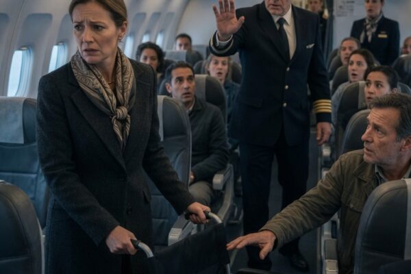 Entitled Passenger Took a Pilot’s Disabled Son’s Wheelchair on Flight 888—Until His Father Rose and Stunned the Entire Cabin.