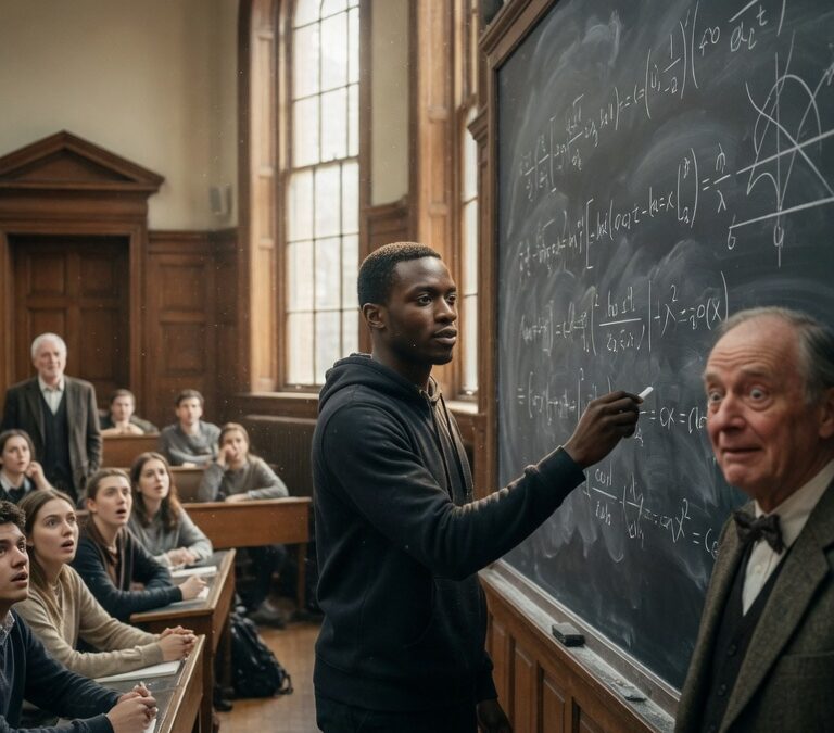 A Math Professor Uses a Doctoral-Level Equation to Humiliate a Black Student—But His Arrogant Grin Vanishes by the Third Line