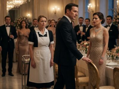 His Bride-to-Be Made the Housekeeper Stand Until Dawn—Then the Billionaire Gave Her a Lesson She Would Never Forget