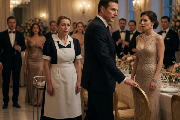 His Bride-to-Be Made the Housekeeper Stand Until Dawn—Then the Billionaire Gave Her a Lesson She Would Never Forget