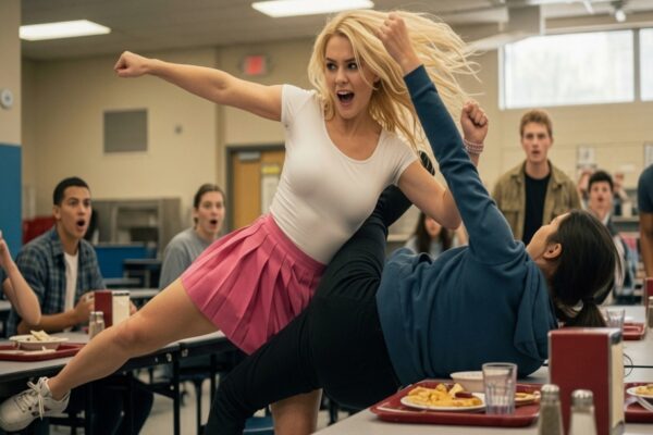 Bullies RIPPED Quiet Girl’s Shirt at Lunch—She Knocked One Out With Self Defense Moves