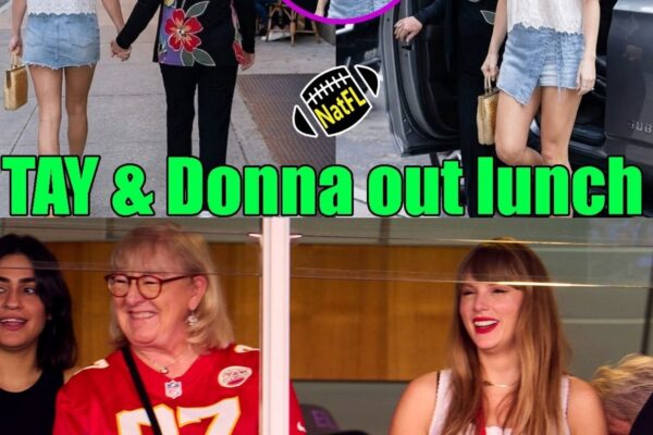 Taylor Swift & Mom, Donna Kelce, spotted holding hands while strolling on the street before lunch.