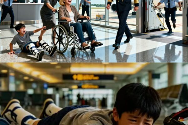 Karen Stole Paralyzed Pilot’s Son’s Wheelchair on Flight 888 — Until Dad Stood Up, Shocked Everyone