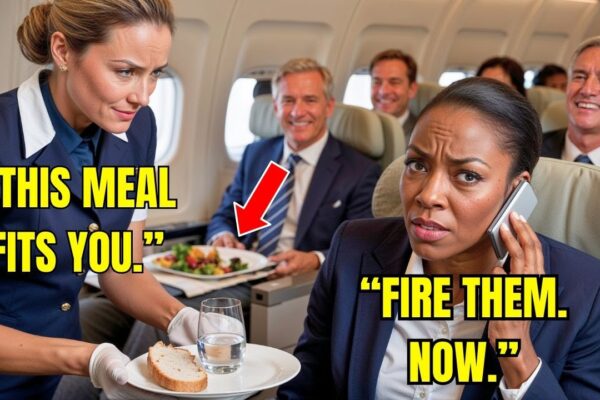 Black CEO Denied First-Class Meal — Then Fires Entire Flight Crew After Landing! 