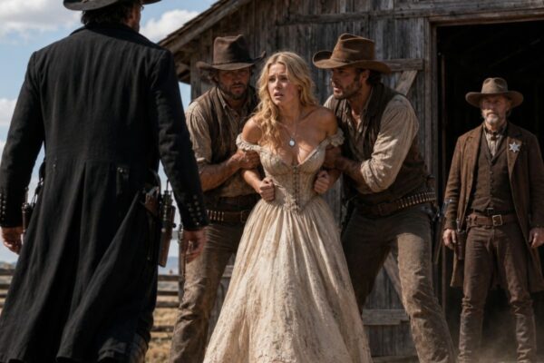 “Touch Her Again,” the Stranger on the Roan Mare Warned the Land Baron’s Man—Then One Gunshot Revealed Why He Had Really Come to the Widow’s Ranch