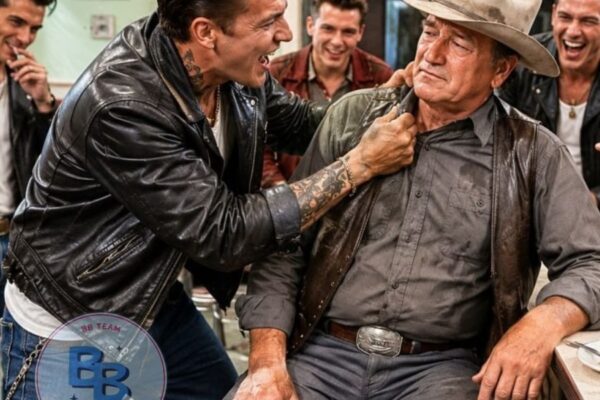 Teen Bullies Humiliated an Elderly Cowboy in a Diner — Then Someone Whispered, “That’s John Wayne…
