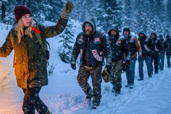 “Follow Me,” She Whispered… 170 Bikers Entered the Blizzard and Found a Hidden Secret