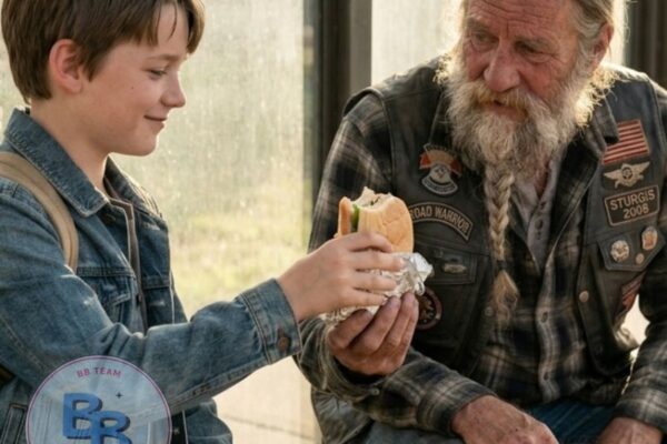 Boy Shared His Last Lunch With a Starving Biker — By Morning, 80 Riders Changed His Life