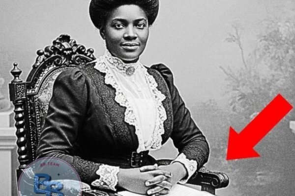This 1913 portrait appears cheerful — but what lies in her lap tells a terrible story