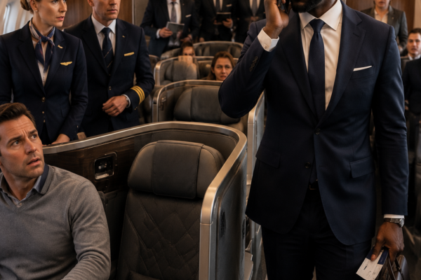 Black CEO Forced Out of First Class — One Call Later, the Airline’s $700M Is Frozen