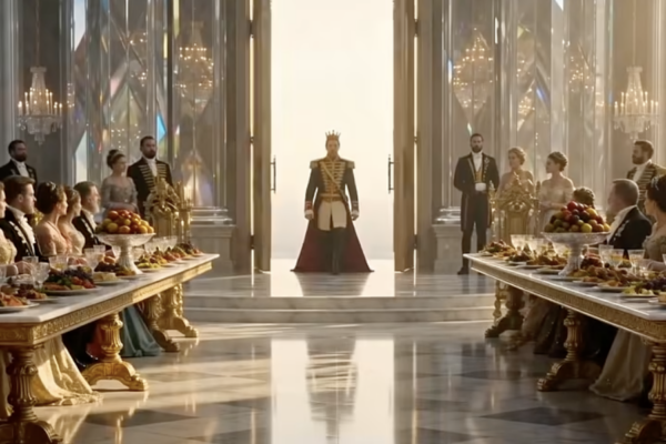 They Humiliated an Old Beggar at the Royal Feast — Until the King Saw What Was Hidden in His Staff