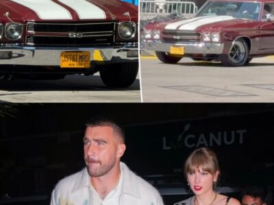 OMG! Travis Kelce SURPRISES Taylor Swift with a Customized Getaway Car as they LEAVE MSG