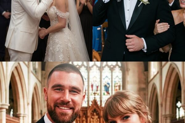 Jason Kelce BREAKS DOWN in Tears as Travis and Taylor Swift Share First Kiss as Married Couple