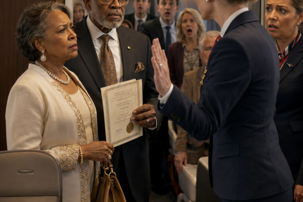 Flight Attendant Rejects Elderly Black Couple — Unaware They Were the Founders of the Airline
