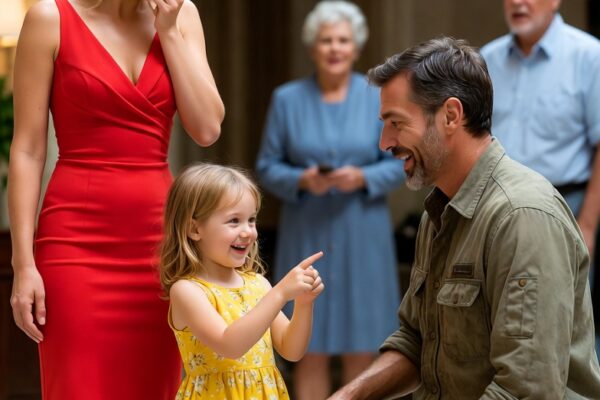 “She Sounds Nice…” — The Finance CEO Froze When Her Silent Daughter Spoke to a Stranger Dad