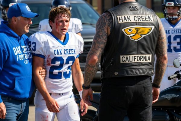 That Boy Has Been Limping All Week — Coach Finally Called His Biker Brother