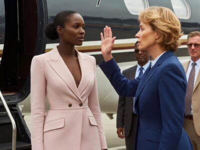 Black Woman Told, “This Line’s for Executives Only”—Then Her Private Jet Lands Beside the Terminal!