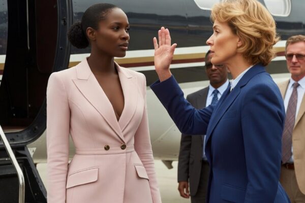 Black Woman Told, “This Line’s for Executives Only”—Then Her Private Jet Lands Beside the Terminal!