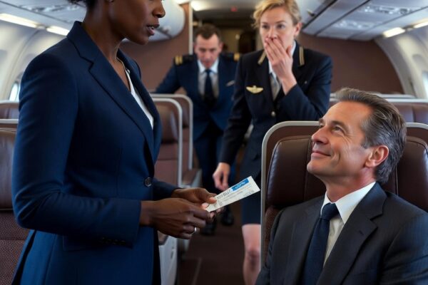 White Passenger Stole a Black Woman CEO’s Seat—Seconds Later, the Entire Flight Was Grounded