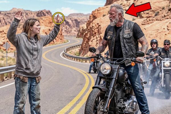“Stop—It’s a Trap!” A Homeless Girl Warned 22 Hells Angels—What Happened Next Shocked Everyone