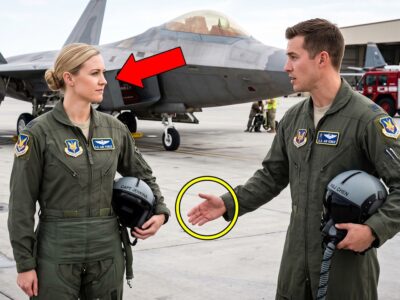 _She Was Just the Quiet Instructor — Until the Ace Pilot Whispered, “Ma’am, Take My Jet