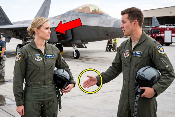 _She Was Just the Quiet Instructor — Until the Ace Pilot Whispered, “Ma’am, Take My Jet
