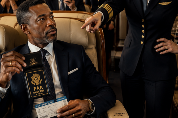 Captain Tells Black Passenger He Doesn’t Belong in First Class — Then Freezes When He Learns He’s the FAA Director