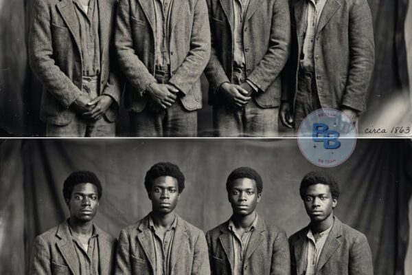 The mystery of four Black brothers from Carolina who never aged — the silent archives of 1863