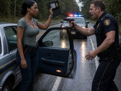 Cop Pulls Gun At Black Woman, Laughs at Her FBI Badge – 2 Minutes Later, He’s in Handcuffs 
