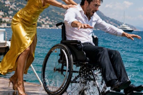 “I’m tired of being a luxury nurse…” those words lingered in the warm Riviera breeze right before she shoved my wheelchair off the edge.
