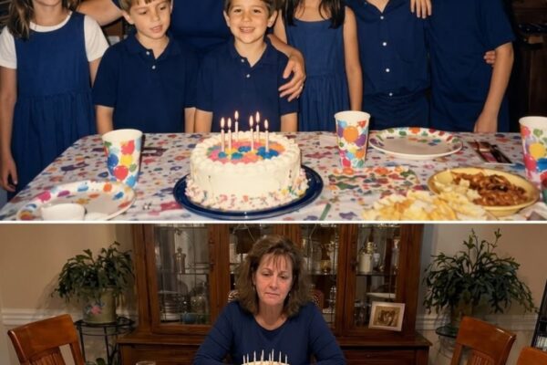 I WAITED 4 HOURS FOR MY 6 CHILDREN TO ARRIVE FOR MY 60TH, BUT THE HOUSE STAYED QUIET – UNTIL A POLICE OFFICER HANDED ME A NOTE THAT FROZE MY HEART