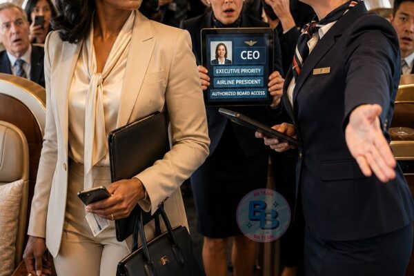 Flight Attendant Calls Black CEO “Economy Only” — Then the Crew Discovers Who Signs Their Paychecks