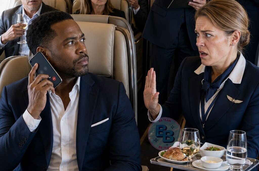 Flight Attendant Refuses to Serve a Black Passenger — One Phone Call Later, the Entire Crew Is Fired