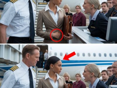 Gate Agent Says “No Seat for Black Girl” — Seconds Later, Pilot’s Announcement Silences Everyone 