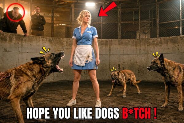 “Die, B*tch!” They Threw the Waitress Into a Military K9 Cage — Unaware She Was a Navy SEAL