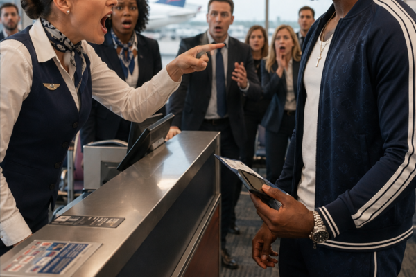 Airline Humiliated a Black Man in Economy — Gate Closed When the Truth Came Out 