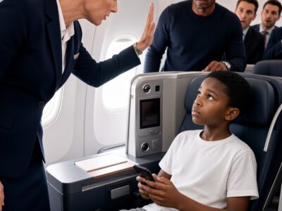 A Flight Attendant Slapped a Black Billionaire’s Son During a First-Class Dispute, Assuming He Was Just Another Difficult Passenger—But One Phone Call to His Family Revealed a Connection That Sent Shockwaves Through the Airline