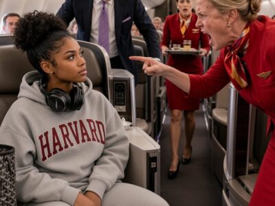 A Flight Attendant Shouted at a Black Teen in First Class, Questioning Why She Was Sitting There and Ordering Her to Move—But She Had No Idea the Girl’s Father Was the Owner of the Entire Airline