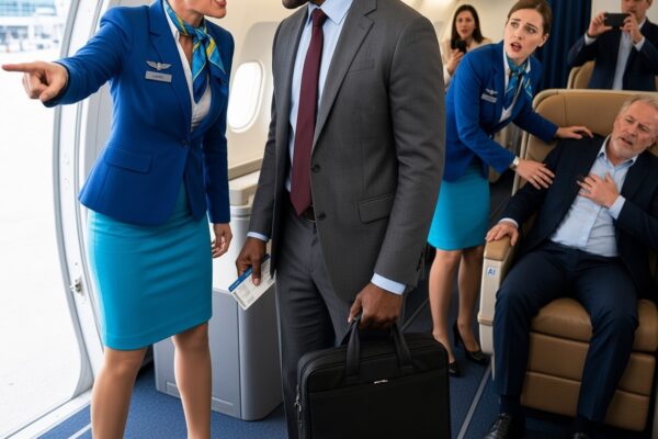 The Crew Removed a Black Surgeon From the Plane After Questioning Why He Was in First Class—But Three Minutes Later, a Passenger Collapsed, and Everyone Realized the Doctor They Had Forced Away Was the Only Person Who Could Help