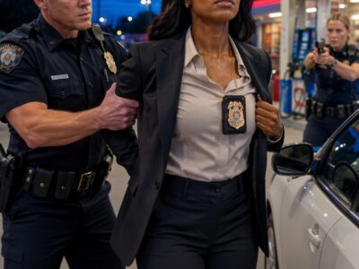 Cops Surrounded a Black Woman at a Gas Station, Questioning Her Every Move and Demanding Answers—But Moments Later, They Discovered the Quiet Driver They Confronted Was an Undercover FBI Agent Working on a Case They Never Saw Coming