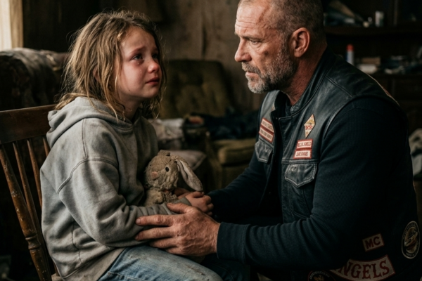 Her Family Called Her Worthless, Abandoned Her, and Left Her Tied Up Alone in the Cold — They Thought Nobody Would Ever Come for Her. But a Silent Hells Angel Found Her at Her Lowest Moment, Looked Into Her Eyes, and Whispered Six Unexpected Words That Changed Her Entire Life Forever. What Happened Next Shocked Everyone Who Knew Her Family, as the Biker Brotherhood United to Give the Forgotten Girl the Love, Protection, and Second Chance She Never Thought She Would Have.