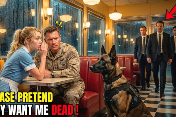 “Pretend to Be My Father,” Waitress Whispered — Then the SEAL Commander and His K9… 