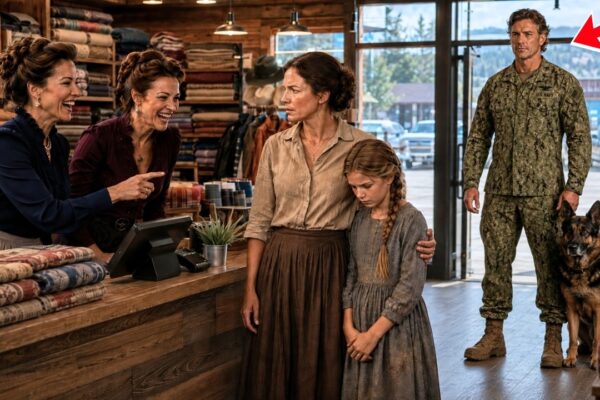 Former Navy SEAL Heard Them Mock a Widow’s Daughter’s Worn Dress—Then He Quietly Stepped In 